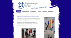 Desktop Screenshot of physiotherapie-diedorf.de